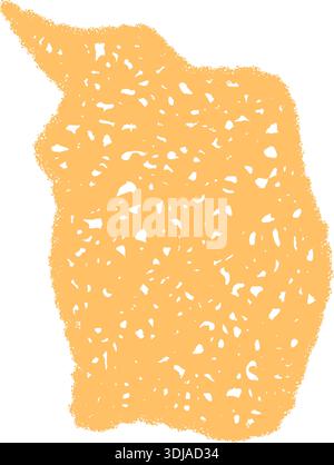 Crayon Scribble Speech Bubble Sketch Balloon Stock Vector