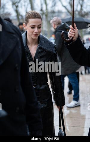 Fashion Stock Photography Sites 2026.Lili Reinhart attends the Patou Menswear Fall/Winter 2026-2027 show as ...