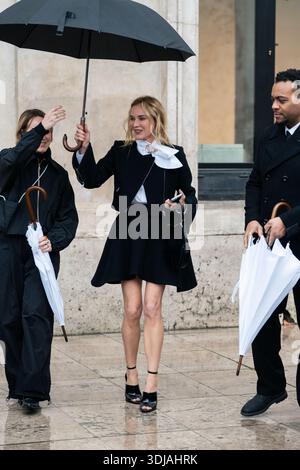 Fashion Stock Photography Sites 2026.Diane Kruger attends the Patou Menswear Fall/Winter 2026-2027 show as ...