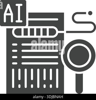 Data labeling icon. Suitable for mobile apps, web apps and print media. Stock Vector
