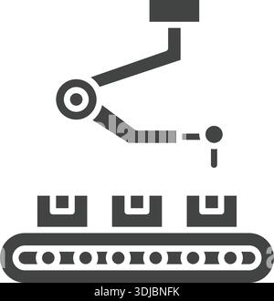 Conveyor Belt icon vector image. Suitable for mobile application web application and print media. Stock Vector