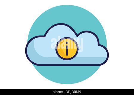 Knowledge base icon. colored icon style. icon related to technology. IT support elements vector illustration Stock Vector