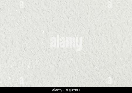 Top view of white snow background. Winter wallpaper, Christmas, Happy New Year. Copy space, flat lay. Stock Photo