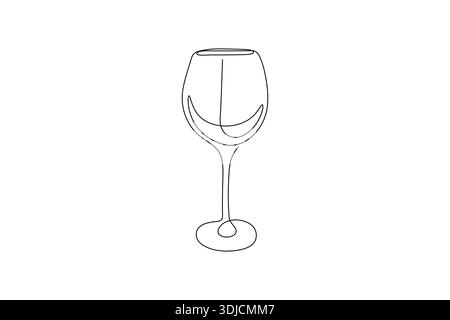 Pump bottle dispenser continuous one line drawing minimalist vector illustration Stock Vector