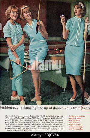 1964 Sears catalog advertisement featuring a line-up of 