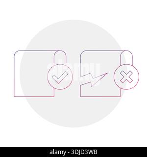 Professional data security icon. Verified shield protection symbol. Safety Vector compare. Professional secure server block. Stock Vector