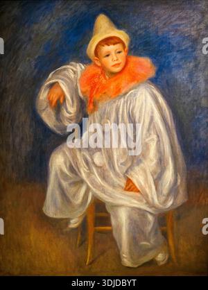 Renoir Pierre-Auguste - the White Pierrot (Jean Renoir) 1901-2