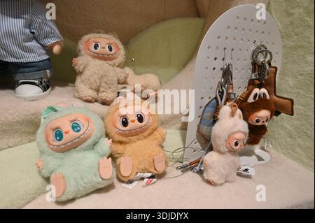 A general view showing the Labubu display at the POP MART store on ...