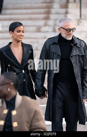 Fashion Stock Photography Sites 2026.Vincent Cassel attends the Schiaparelli Haute Couture Week Spring ...