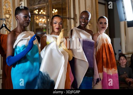 Fashion Stock Photography Sites 2026.Anastasia Degtyarenko walks the runway during the Imane Ayissi Haute ...
