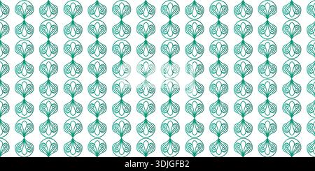 Seamless Decorative Geometric Pattern with Repeating Ornamental Motifs Stock Vector