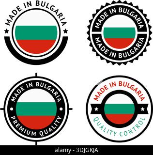 National flag of the Republic of Bulgaria Stock Vector