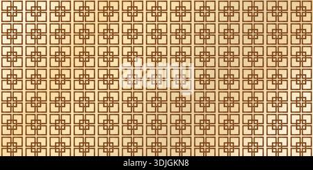 Seamless Geometric Square Lattice Pattern Background Stock Vector