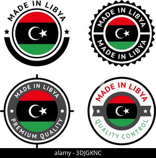 National flag of the State of Libya Stock Vector