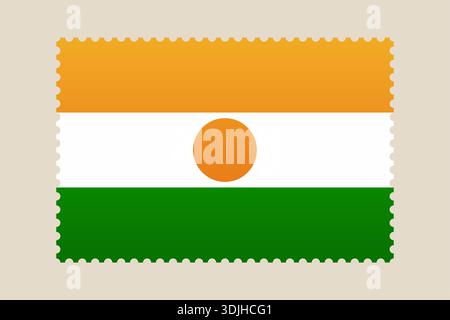 Peruvian flag designed as a glossy vertical banner icon, isolated for representing the nation on holidays with patriotic symbolism.. Stock Vector