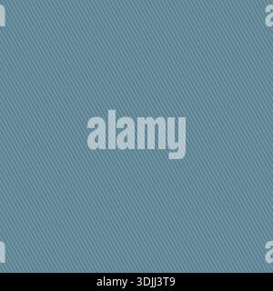 A clean, seamless pattern of thin white diagonal lines on a muted teal blue background. Striped, subtle, minimalist geometric texture Stock Vector