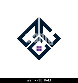 Logo Design Contest for CCC Home Solutions simple modern logos Stock Vector