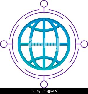 Networking Vector Icon Internet icon Network Expansion vector icon Can be used for Networking iconset vector logo Stock Vector