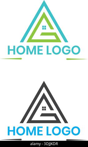 Real Estate Letter L Logo Design. Usable for Construction Architecture Building Logo. Flat Vector Image Logo Design Ideas Element Stock Vector
