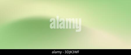 Fresh spring background with color gradation. Green and white soft gradient creating dreamy backdrop perfect for seasonal designs Stock Vector