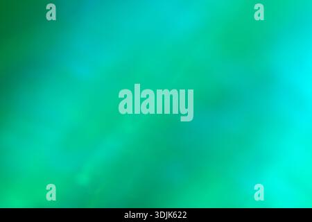 Vibrant mint green abstract background with warm vertical light leaks Stock Photo
