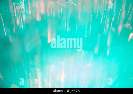 Abstract turquoise gradient background. Minimalist teal glowing surface Stock Photo