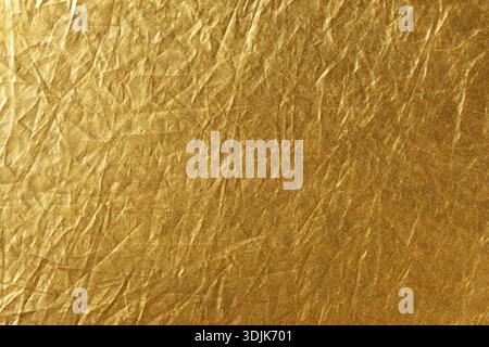 Gold foil texture for background and design. Abstract background and texture for design Stock Photo