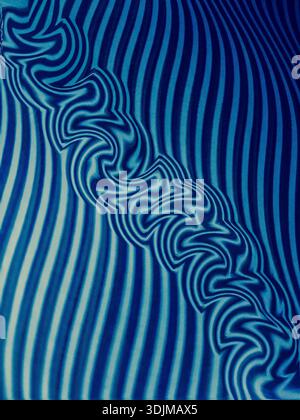 Background image of a colored wavy pattern Stock Photo