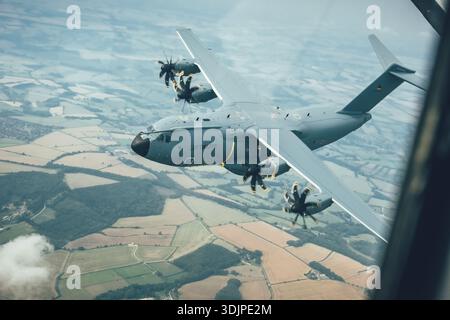 The Airbus A400M Atlas, a versatile military transport aircraft, was ...