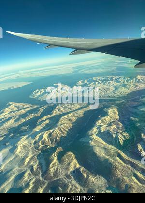View on the icy planes of Greenland Stock Photo