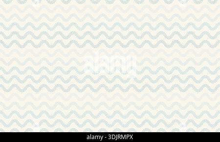 Braid outline stroke seamless pattern, sketchy hand drawn ink blob brush line, wave ornament, doodle groovy style contour, decorative graphic rope Stock Vector