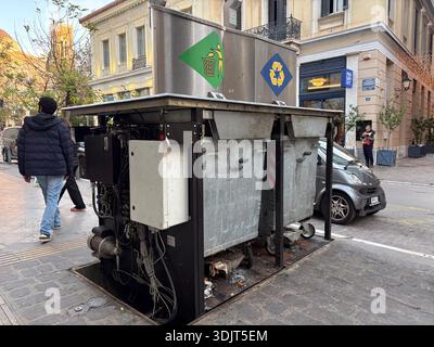 Subtera Garbage Underground waste collection system Stock Photo - Alamy