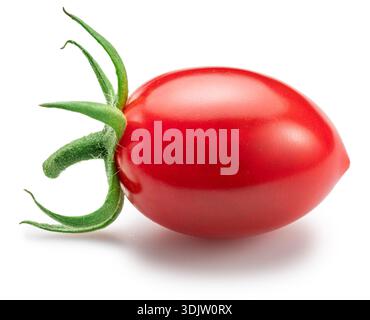 Cherry grape tomato isolated on white background. File contains clipping path. Stock Photo