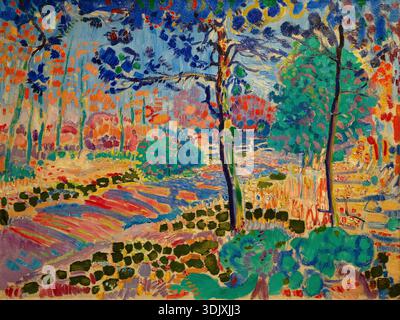 Path Through the Woods, Jan Sluijters, 1910 Stock Photo