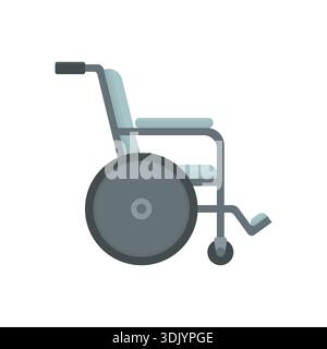 Wheelchair. Simple wheelchair icon. Transportation for people with disabilities Stock Vector