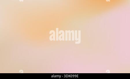 Abstract orange, pink color banner. Blurred light fresh delicate gradient background. Pastel peach aesthetics soft smooth spots. Liquid stains copy sp Stock Vector