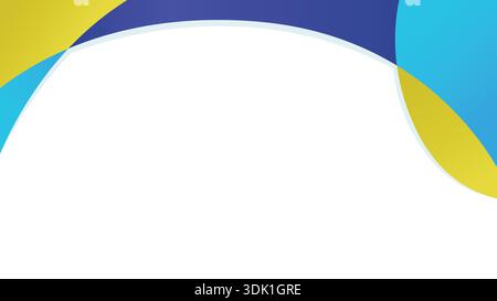 Abstract presentation template background with colorful design and some empty space for text. Stock Vector