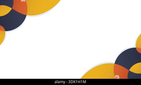 Abstract horizontal background with copy space for text suitable for presentation, business, and educational design. Stock Vector