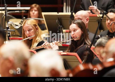 Philadelphia, USA. 28th Jan, 2026. Chinese musician Yu Hongmei performs ...
