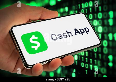 Cash App logo. Digital wallet service Stock Photo
