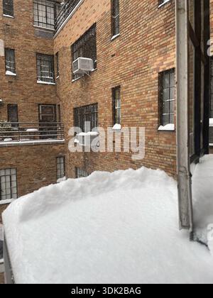 Winter Storm Fern dumped snow on 25 January 2026 which still blocks the ...
