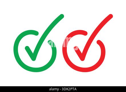 check symbol in white background. hand drawn check mark. Stock Vector