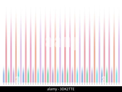 colored pencils background. fast and colorful wooden pencils background. Stock Vector