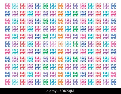 colorful geometric shape background Stock Vector
