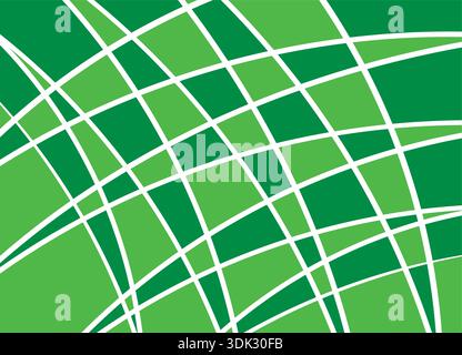 dark green-light green doodle background. hand drawn geometric striped background. Stock Vector