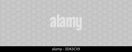 Soft Gray Seamless Hexagon Honeycomb Background Pattern Stock Vector