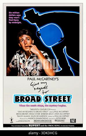 GIVE MY REGARDS TO BROAD STREET Stock Photo - Alamy