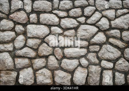 Natural Stone Wall Pattern Stock Photo