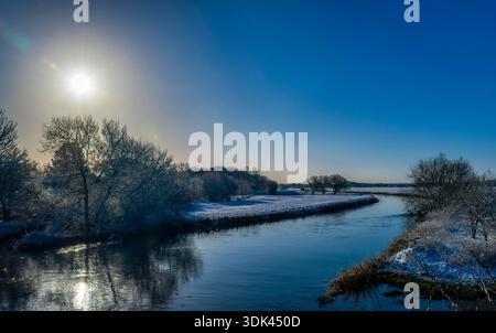 River Tame In Elford, Staffordshie Stock Photo