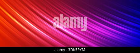 Abstract colorful glowing linear waves neon elegant background. Vector flowing glossy wavy curved design Stock Vector